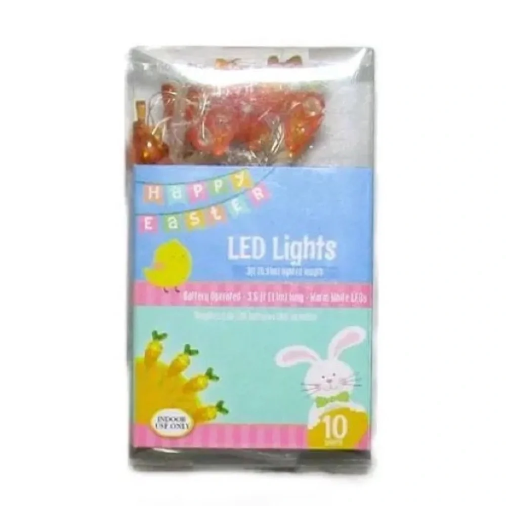 Easter Carrot LED String Lights